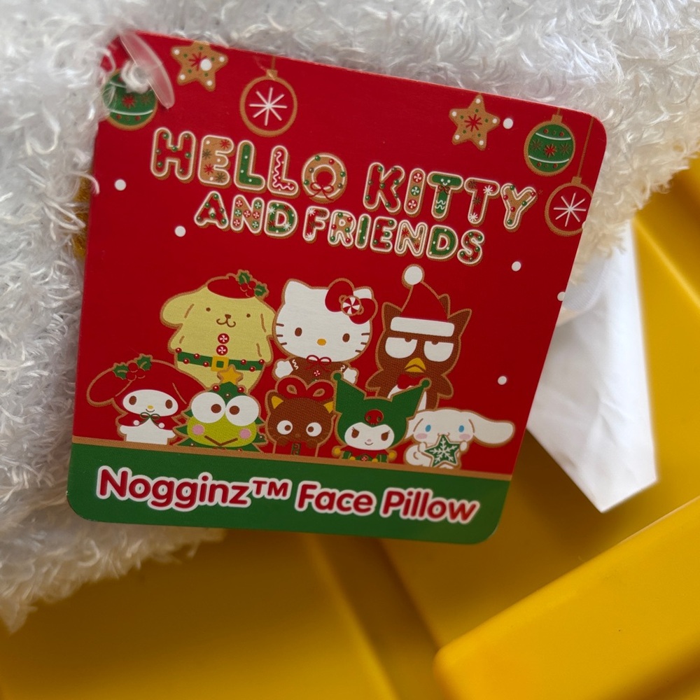 Hello Kitty White and Red Plush Pillow - Picture 3 of 6